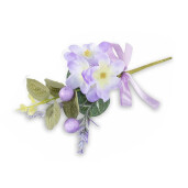 Floare de Camp artificiala mov verde cm 19 H 