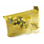 Set 20 crengute Mimoza artificiala 34 cm