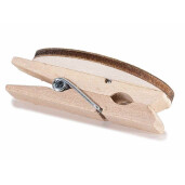 Set 72 decoratiuni Paste lemn cu clips 3x4.5 cm