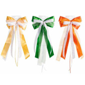 Set 3 Fundite textil multicolor cm 21x 43 H