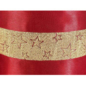 Set 4 panglici Christmas textil 70 mm x 10 m