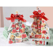Set cadouri Craciun 2 creme picioare 2 creme maini 13.5x5x21 cm