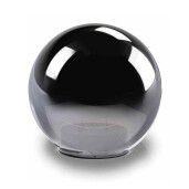 Sfera decorativa sticla gri cu led Dream Ø 12 cm x 10,5 H 