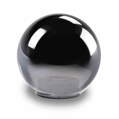 Sfera decorativa sticla gri cu led Love Ø 12 cm x 10,5 H 