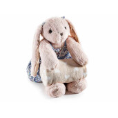 Figurina Iepuras cu paturica plus multicolor cm 25 x 15 x 47 H