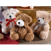 Set 3 figurine Ursuleti textil multicolor 13x9.5x13 cm