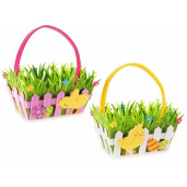 Set 3 cosulete Paste textil multicolor 24x17x26 cm