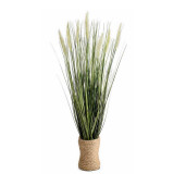 Planta artificiala in ghiveci verde alba Ø 9 cm x 63 H