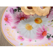 Set 2 farfurii portelan multicolor 19 cm