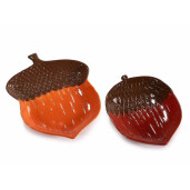 Set 2 platouri ceramica Ghinda cm 16,5 x 21,5 H