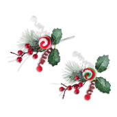 Set 10 crengute Craciun acadele 25 cm