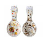 Set 2 suporturi linguri ceramica multicolora Sweets 2 x 11,5 x 24 H