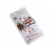 Set 2 suporturi linguri Craciun ceramica multicolora 11.5x24.5 cm