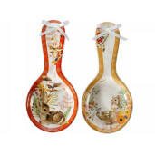 Set 2 suporturi linguri ceramica multicolora Forest cm 11,5 x 24,5 H