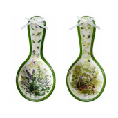 Set 2 suporturi lingura ceramica multicolora Herbs 11,5 x 24,5 H