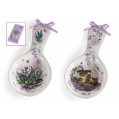 Set 2 suporturi linguri ceramica multicolora Provence cm 11,5 x 24,5 H