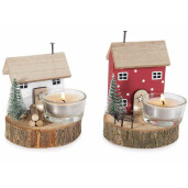 Set 2 candele Craciun 9x12 cm