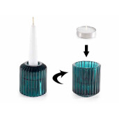 Set 12 candele sticla 5.5x6 cm