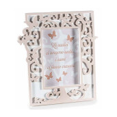 Set 2 rame foto masa lemn maro alb Tree of Life cm 17 x 19 H, 8 x 12 H