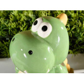 Suport pixuri ceramica Dragon cm 12 x 9 x 16,5 H