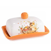 Untiera ceramica multicolora cm 17 x 12 x 8,5 H