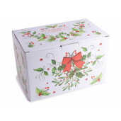 Untiera Craciun ceramica multicolora cm 19,5 x 12,5 x 10 H