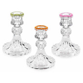 Set 3 sfesnice sticla 8x10.5 cm