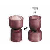 Set 4 candele sticla visinie 10.5x17.5 cm