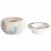 Scrumiera antivant ceramica Lavanda Ø 10 cm x 6 H