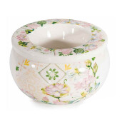 Scrumiera antivant ceramica decor Floral Ø 10 cm x 6 H