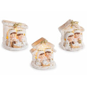 Figurine religioase polirasina multicolora cu led 3xcm 5 x 4,5 x 6 H