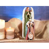 Set 2 figurine religioase polirasina multicolora 9x7.5x24.5 cm