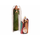 Set 2 figurine religioase polirasina multicolora 9x7.5x24.5 cm