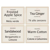 Set 4 parfumuri ambientale aroma Craciun 5x5x15 cm