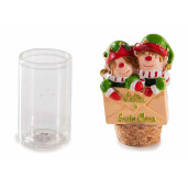 Set 4 sticlute Elfi sticla cm 4 x 3 x 11 H, 25 ml