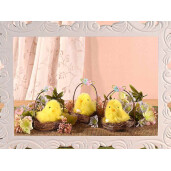 Set 3 decoratiuni Paste Puisori 9x13 cm