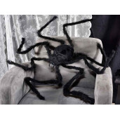 Paianjen Halloween textil negru cm 120 x 120 H