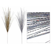 Set 10 crengute Craciun aurii argintii 104 cm