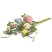Crenguta decorativa cu oua Paste 19 cm