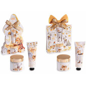 Set 2 creme maini, 2 creme picioare, cadou Craciun cm 14 x 5 x 22 H, 30 ml, 60 ml