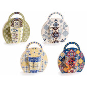 Set 4 cani portelan Maiolica 8x10.5 cm, 350 ml