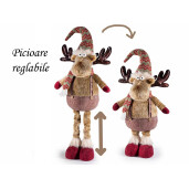 Set 2 figurine Reni textil multicolor 28x22x83 cm