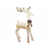 Figurina Ren metal cu leduri 68x26x102 cm