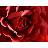 Trandafir artificial rosu 42x25 cm