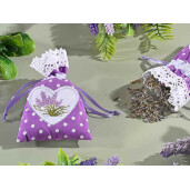 Sacutel cu flori Lavanda cm 7 x 11 H