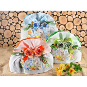 Set 3 saculeti Paste textil multicolor 30x23x30 cm