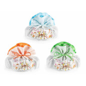 Set 3 saculeti cadouri Paste textil multicolor 30x23x31H