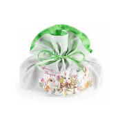 Set 3 saculeti cadouri Paste textil multicolor 30x23x31H