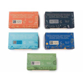 Set 5 sapunuri vegetale fara coloranti aroma Cafea 10 x 6 x 3 H, 150 gr