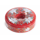 Cutie Craciun metal multicolor Ø 15 cm x 4,5 H